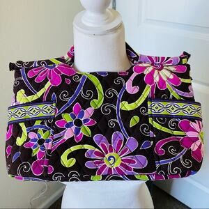 Vera Bradley Gabby Top Handle Purse in Purple Punch Floral